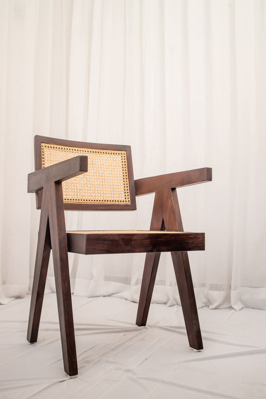 Chandigarh natural cane chair