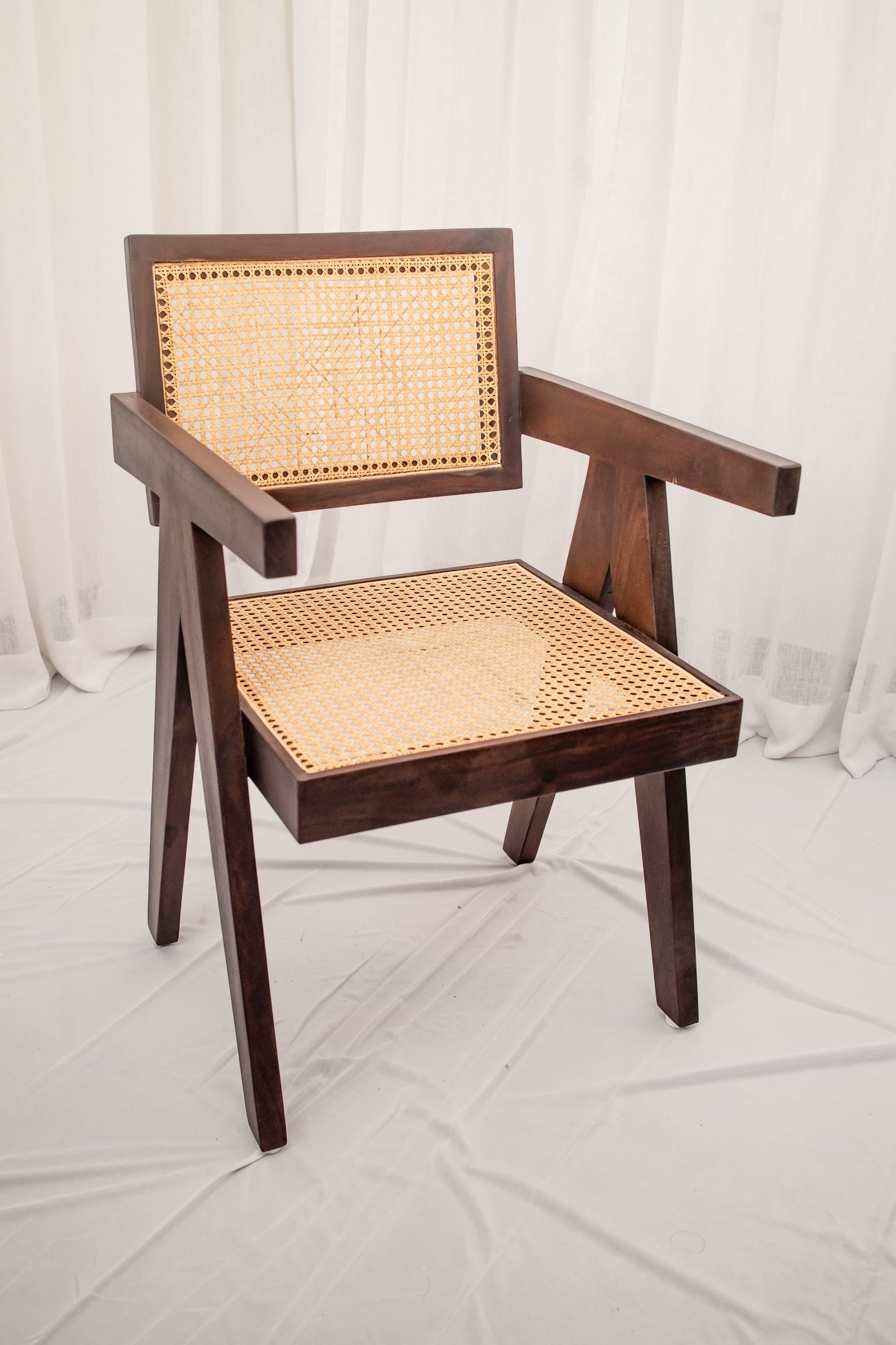 Chandigarh natural cane chair