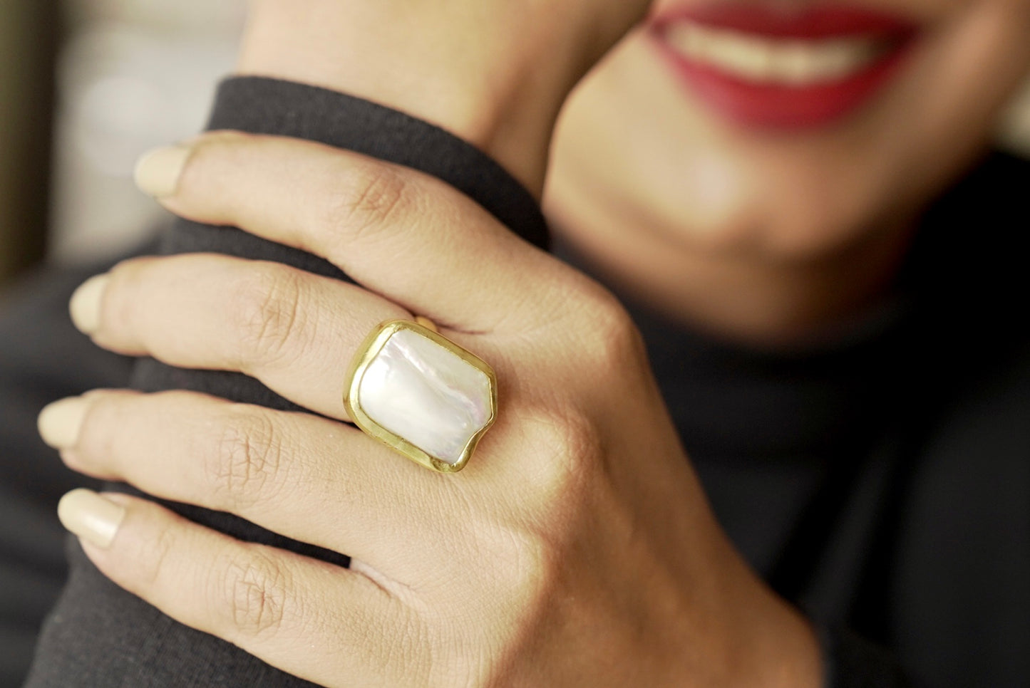 Mother of Pearl Ring