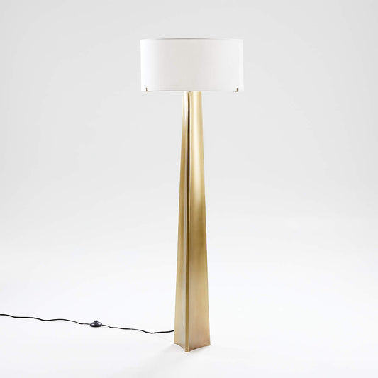Charlie Brass Triangle Floor Lamp