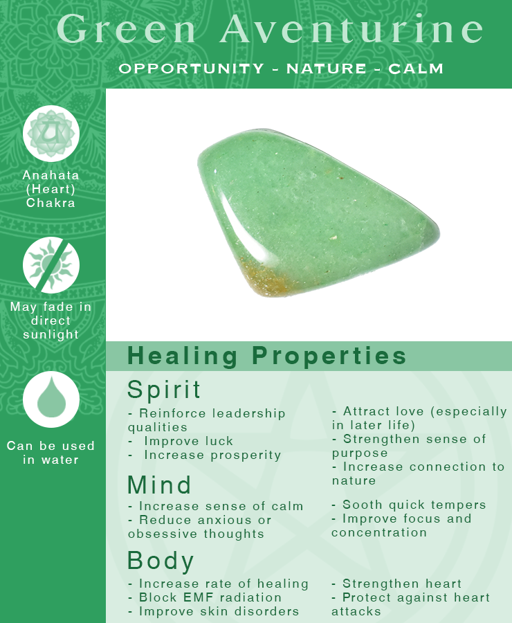 Hues to Spirituality - Green Aventurine
